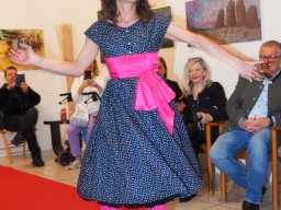 Fashion Show in der Contemplor Galerie Wien am 14. 03. 2024